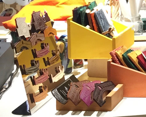 Leather magnets
